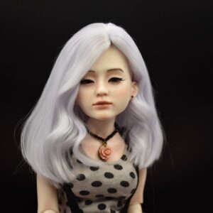 “Pastel Purple Moon” – pastel purple Alpaca Wig