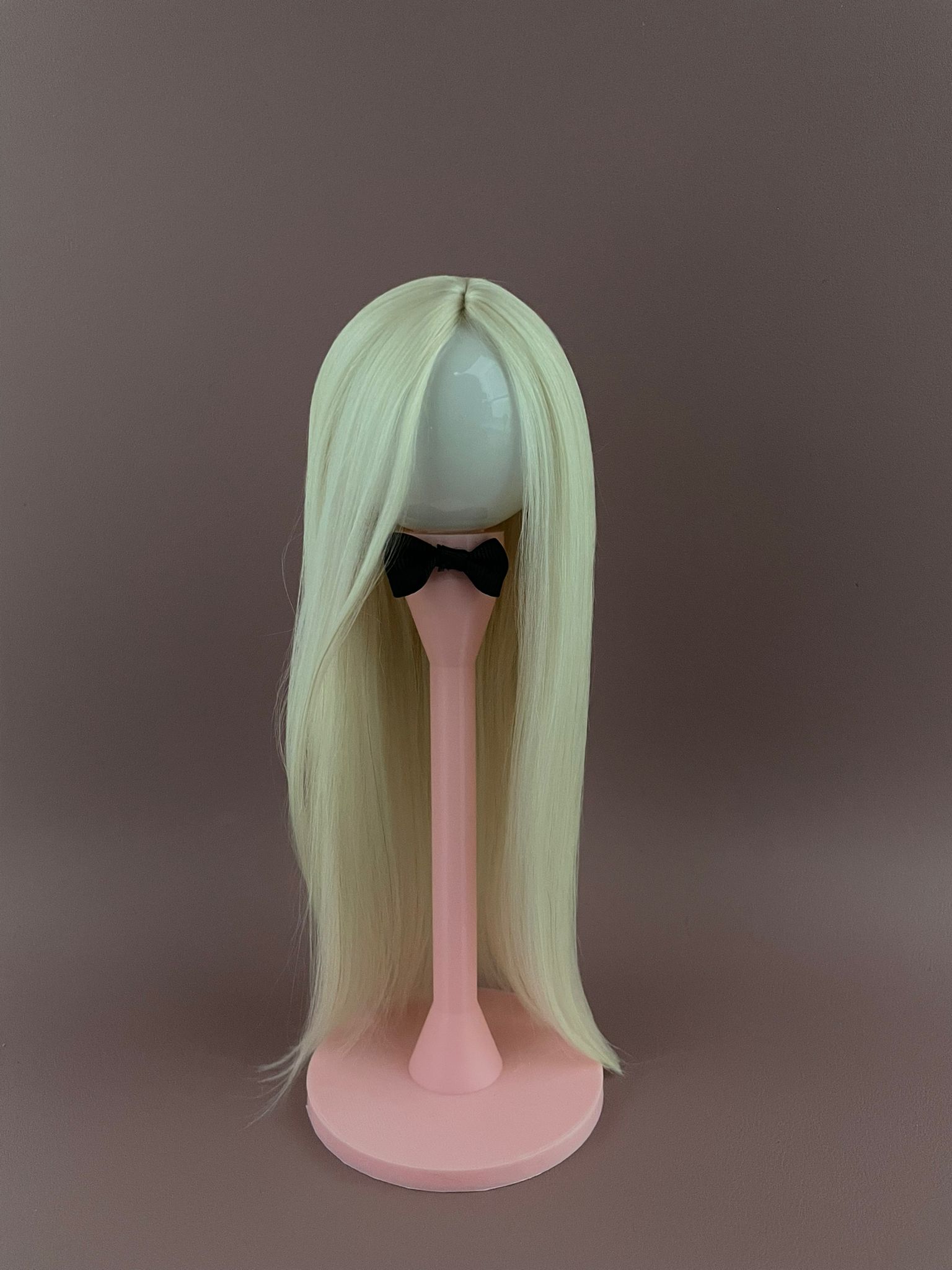 "Blonde Dust" - Blonde BJD alpaca wig - 1/4