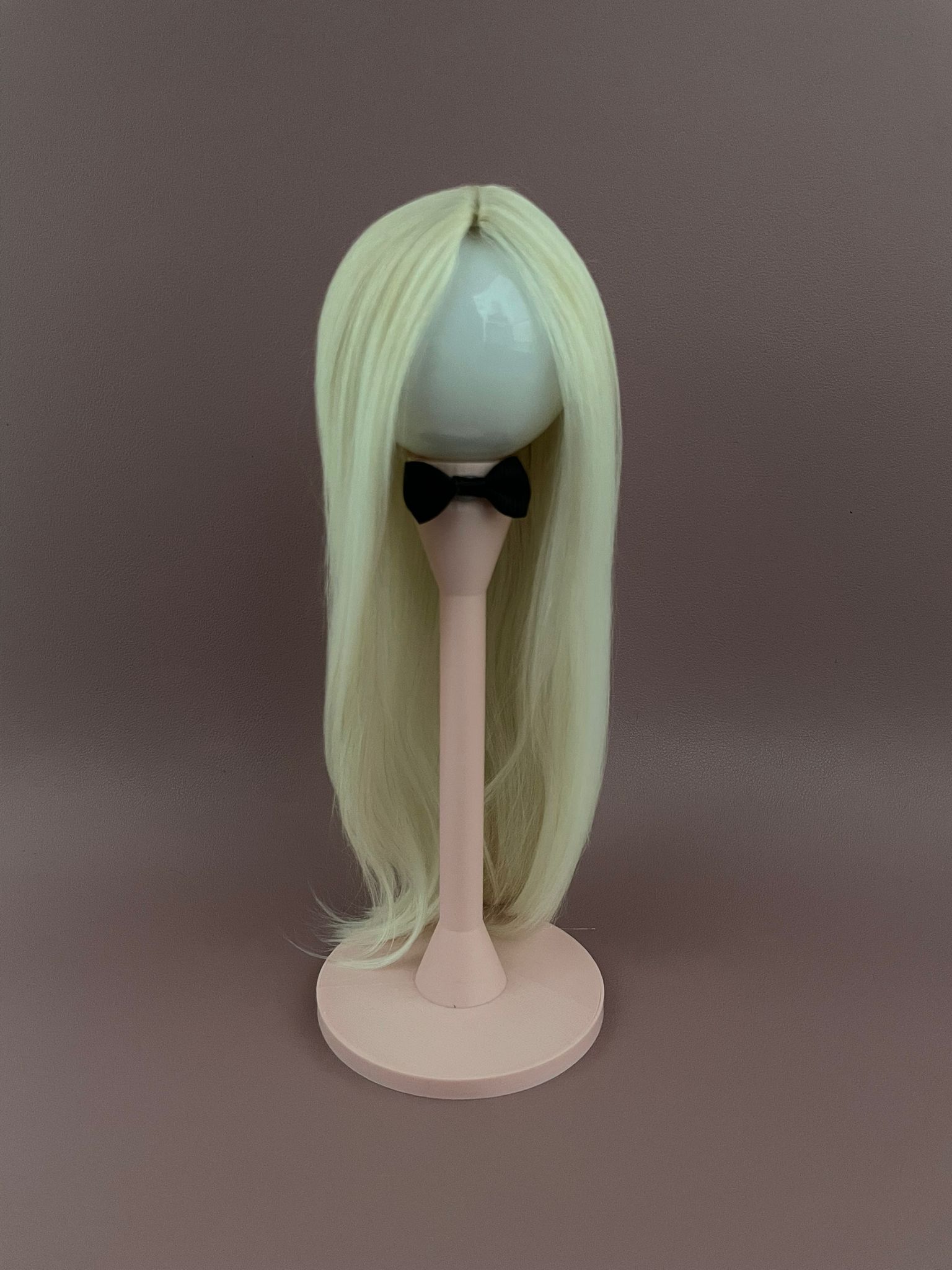 "Blonde Dust" - Blonde BJD alpaca wig - 1/4