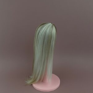 “Soft Milky Nougat” – Blond-brown BJD alpaca wig – 1/6