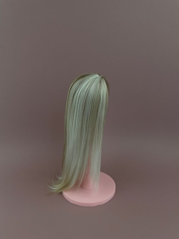 "Soft Milky Nougat" - Blond-brown BJD alpaca wig - 1/6 - Image 2