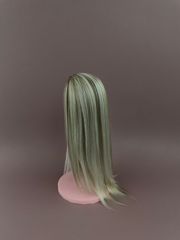 "Soft Milky Nougat" - Blond-brown BJD alpaca wig - 1/6 - Image 4