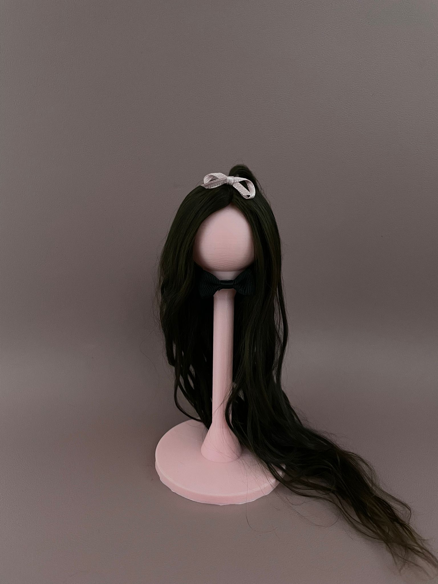 "Brownie waves" - Brown BJD alpaca wig - 1/6