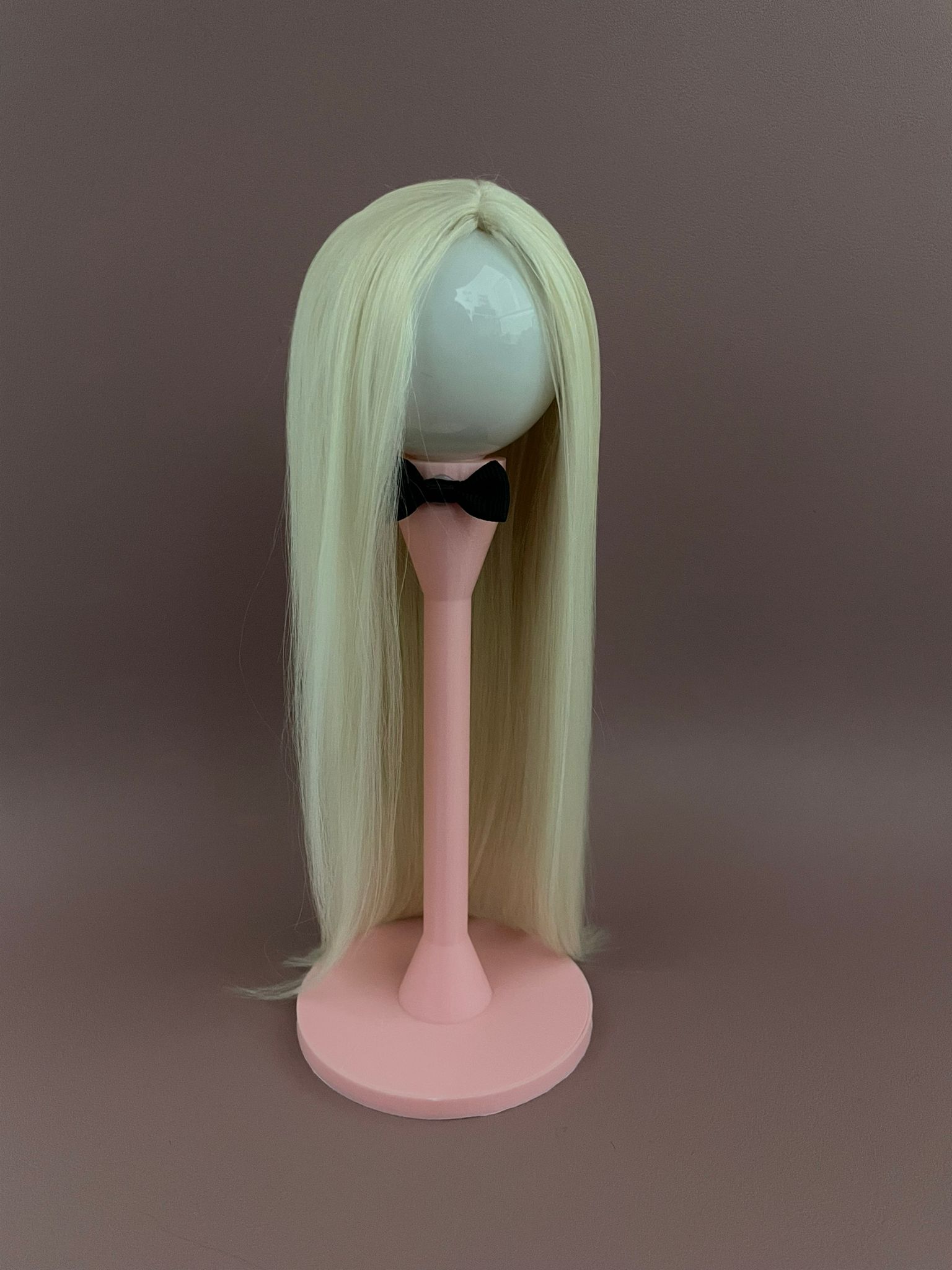 "Milky Candy" - Blonde BJD alpaca wig - 1/4