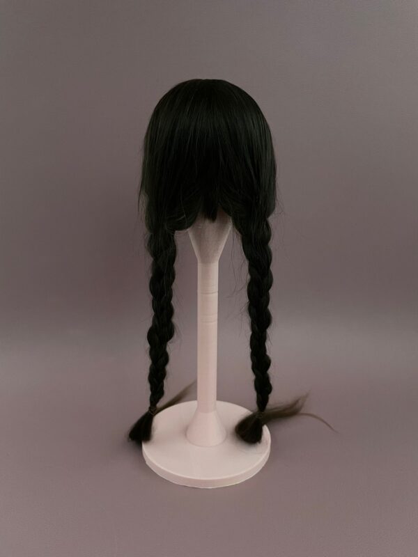 "Chocolate Muffin" - Dark brown BJD alpaca wig - 1/4 - Image 3